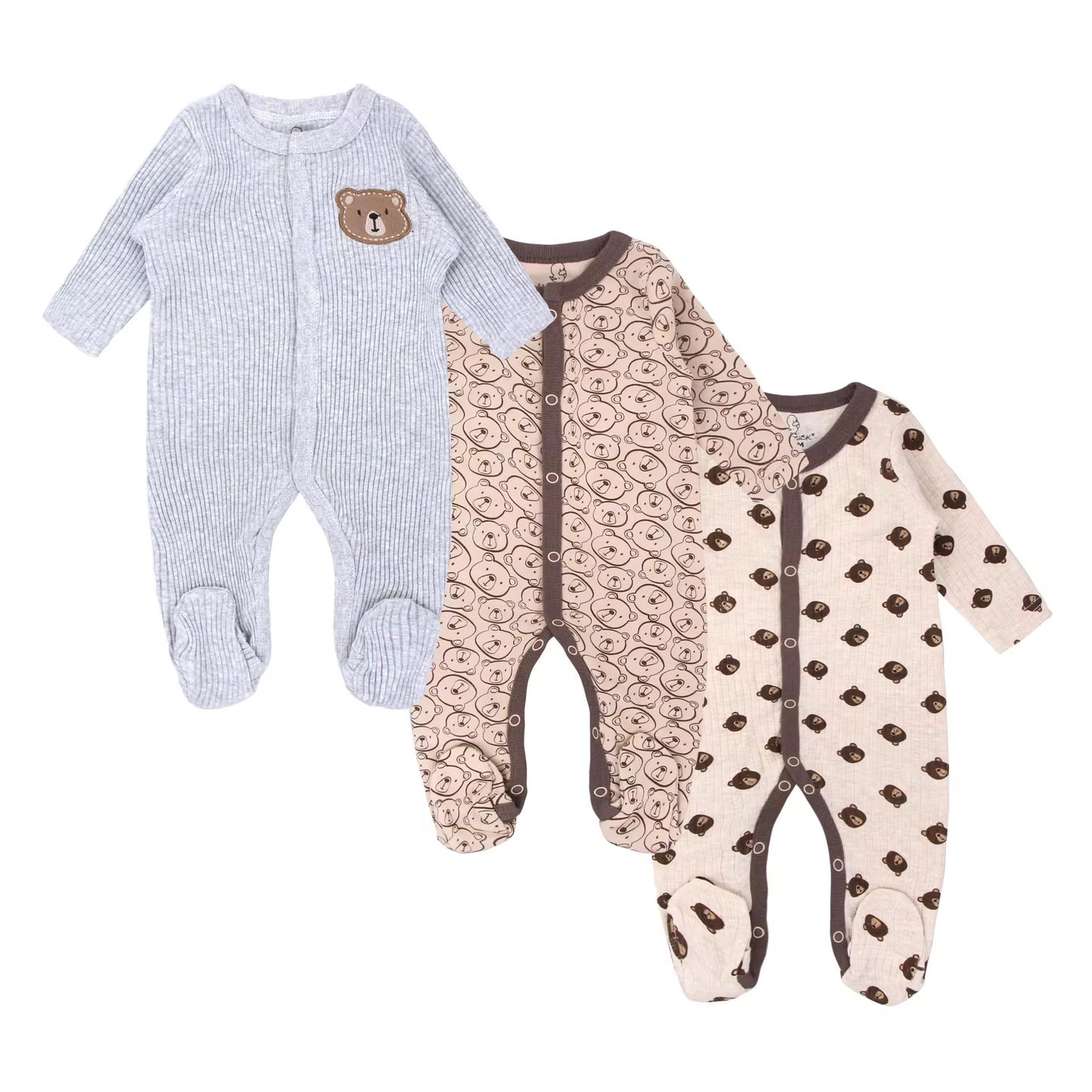 Imported All-Season Baby Rompers β Pack of 3