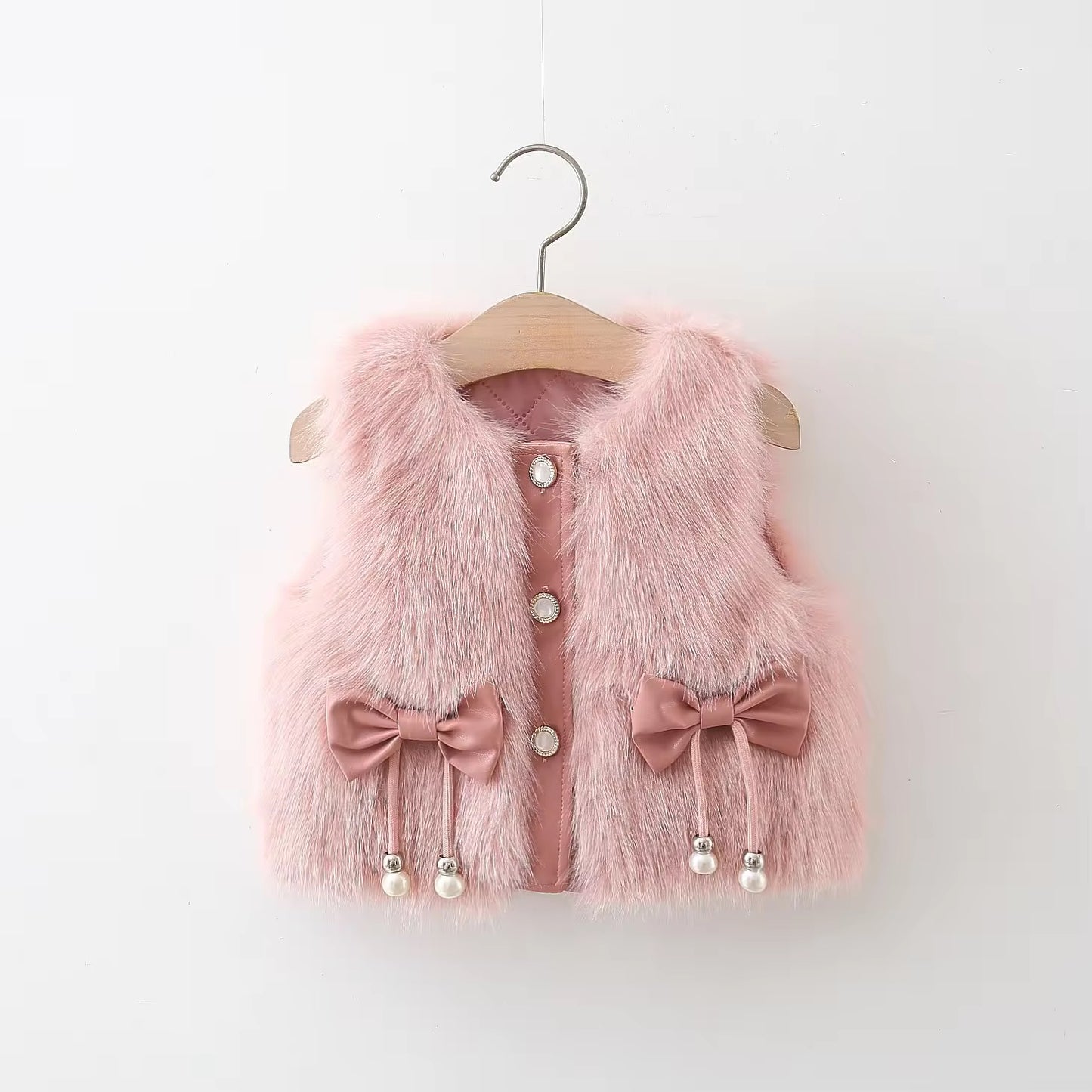 Baby Girls Fur Vest/Jacket for winters