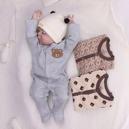 Imported All-Season Baby Rompers – Pack of 3