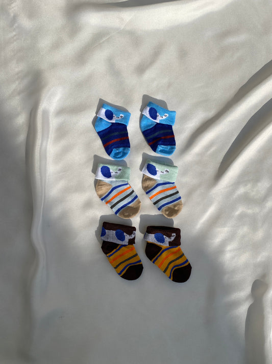 Pack of 3 Baby Socks