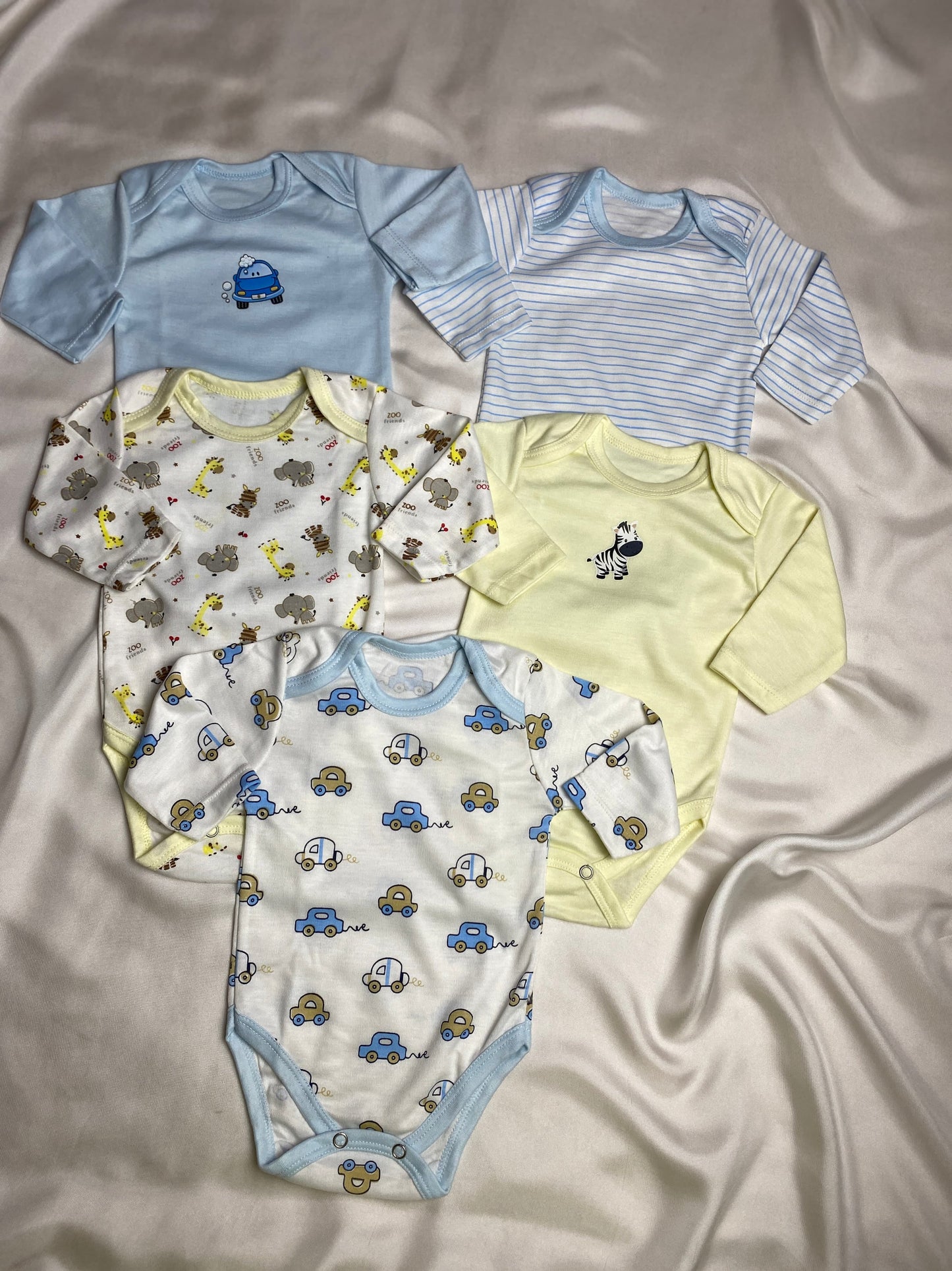 Imported All-Season Baby Rompers/ Bodysuits - Pack of 5