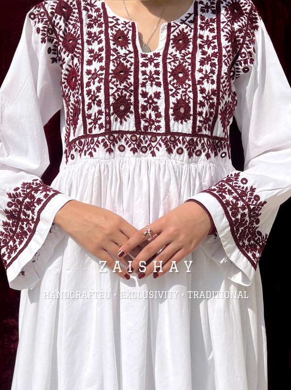 Lyrah - Thread work & mirror work